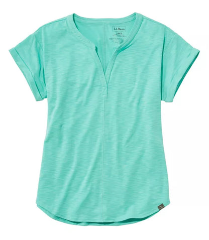 Women's Streamside Short-Sleeve Splitneck Tee