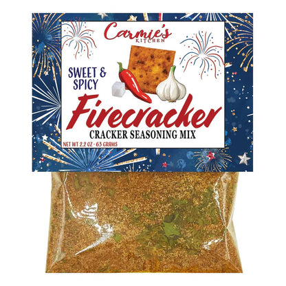 Carmie's Kitchen - Sweet & Spicy Firecracker Cracker Mix - Americana Collection