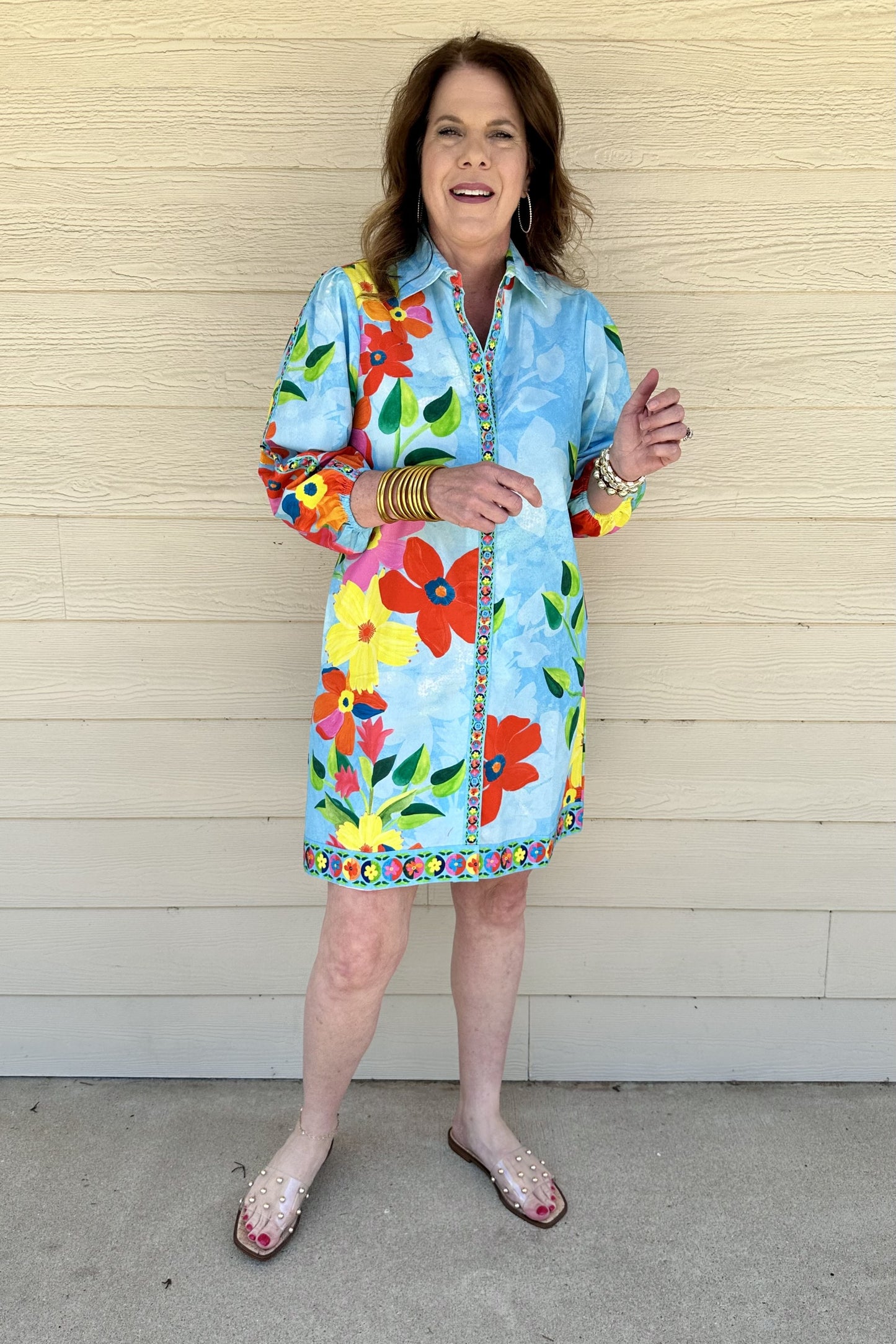 Floral Sky Ava Dress