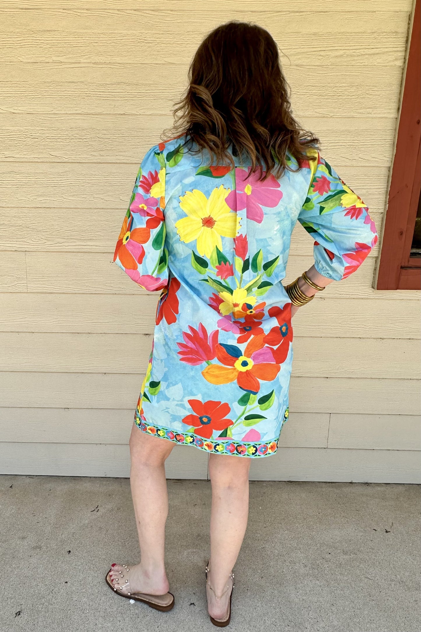 Floral Sky Ava Dress