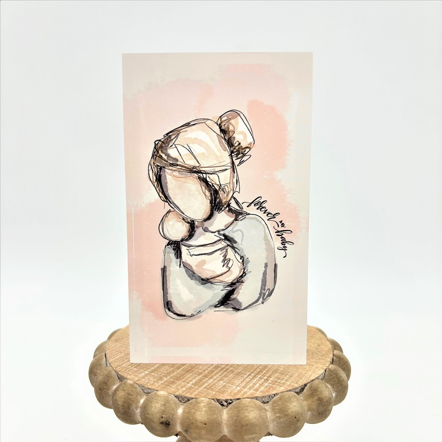 Forever My Baby by Dana Shoops Acrylic Block Sign
