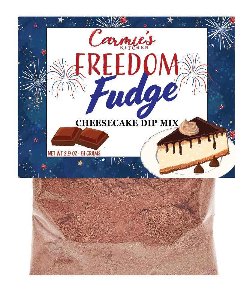 Carmie's Kitchen - Freedom Fudge Cheesecake Dip Mix - Americana Collection