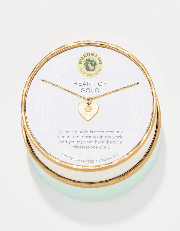 Sea La Vie Necklace Heart of Gold