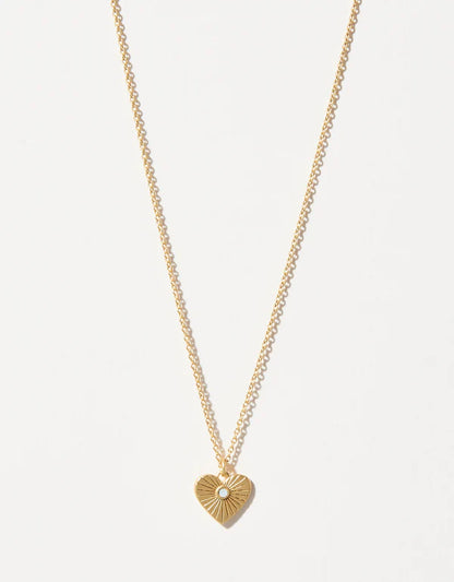 Sea La Vie Necklace Heart of Gold