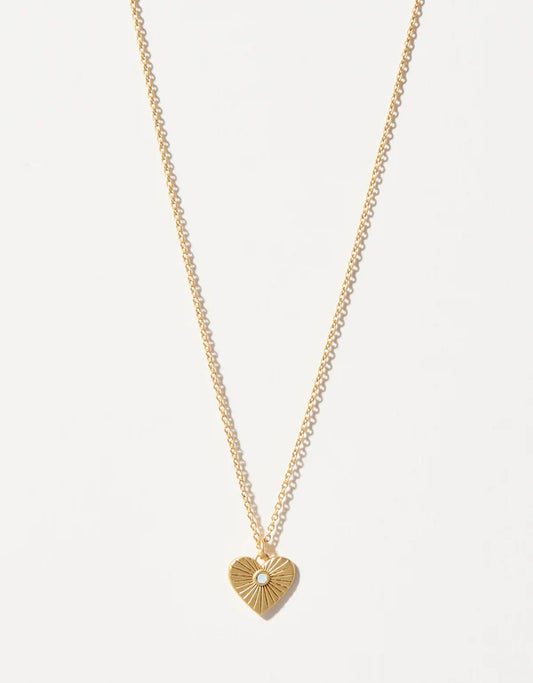 Sea La Vie Necklace Heart of Gold