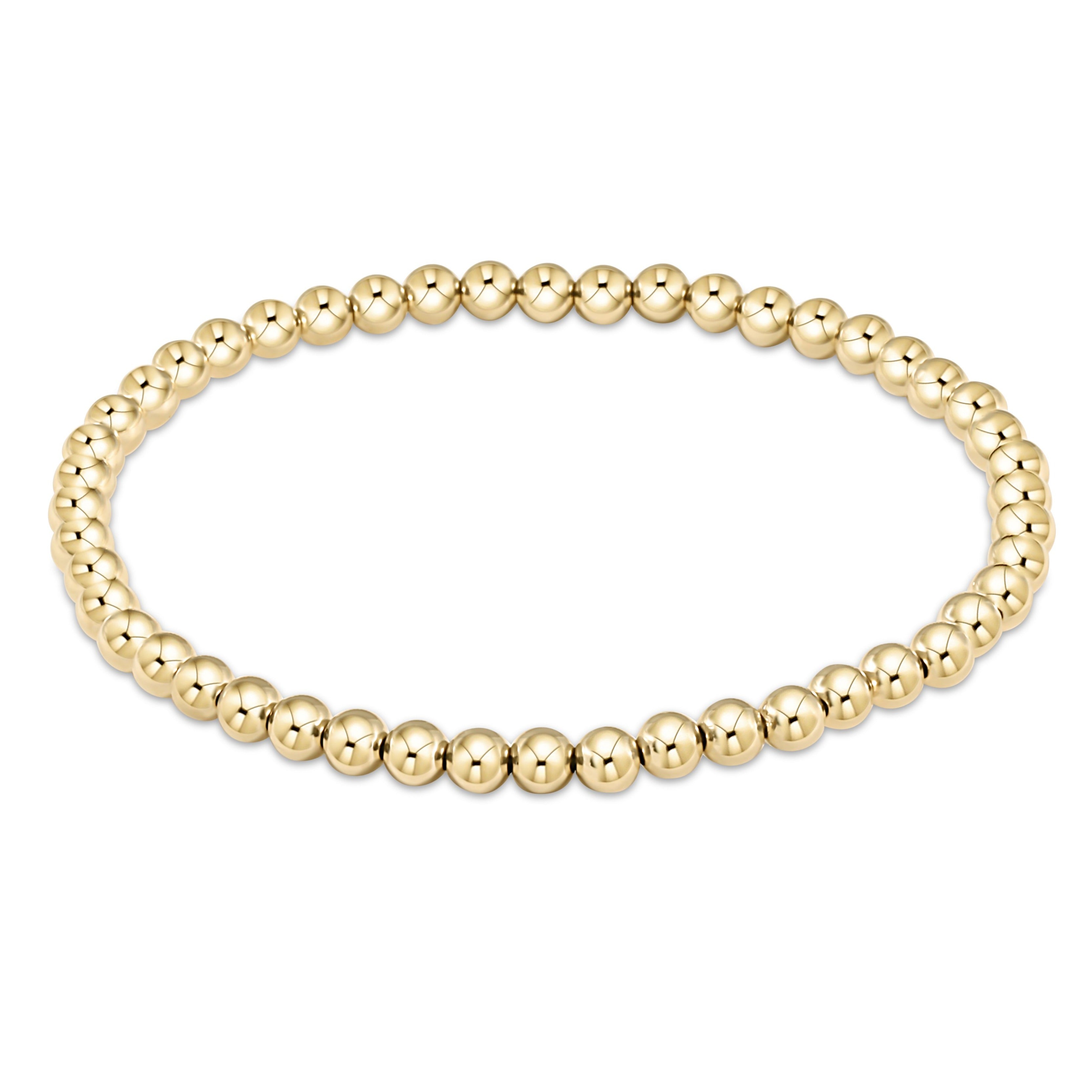 Classic Gold | 4mm Bead Bracelet
