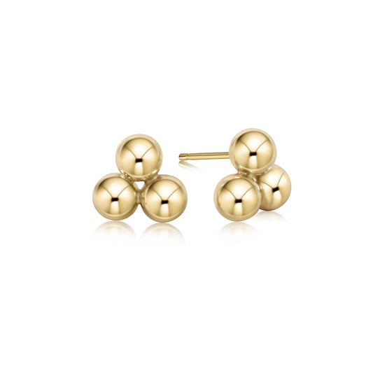Classic Cluster Stud | 6mm Gold