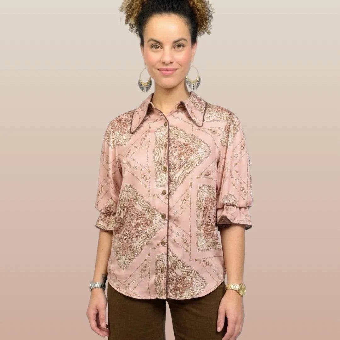 Ivy Jane Rose Bandana Shirt