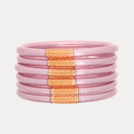 Ice Rose All Weather Bangles-Set of 6