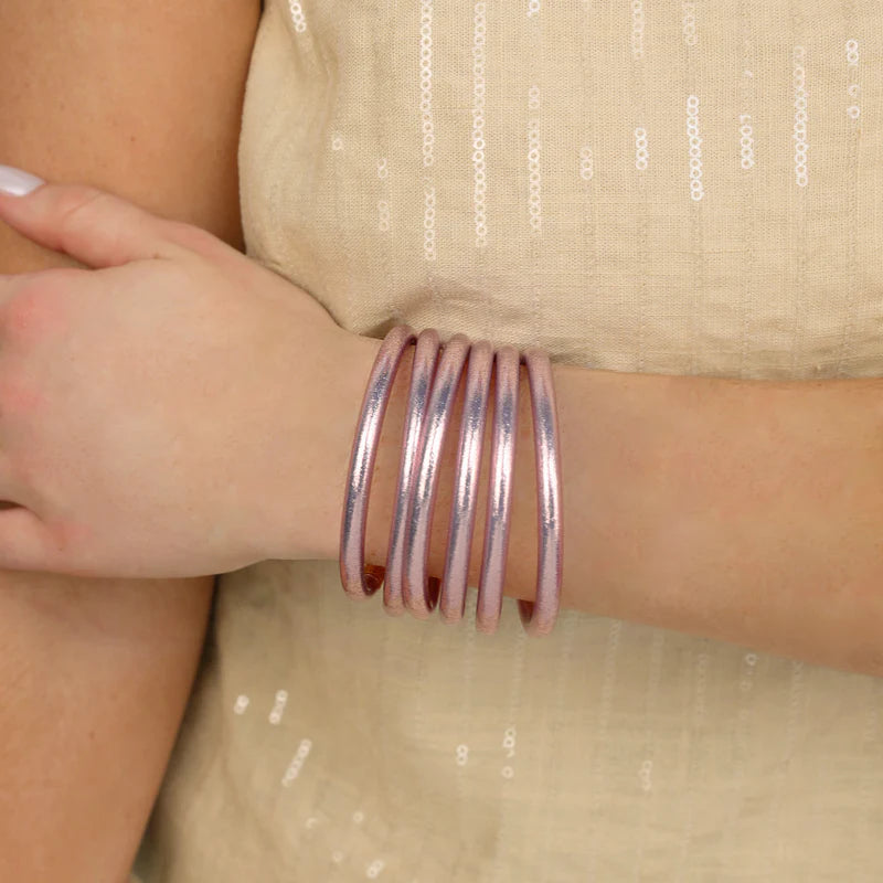 Ice Rose All Weather Bangles-Set of 6
