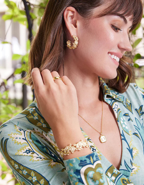 Posy Party Hoop Earrings