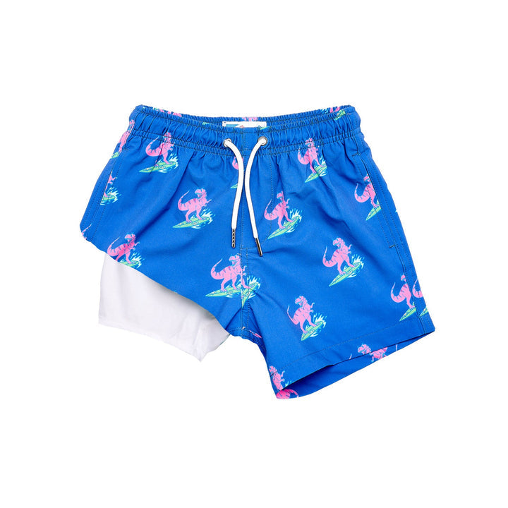 Boys' Bermies Jurassic Beach Swim Trunks