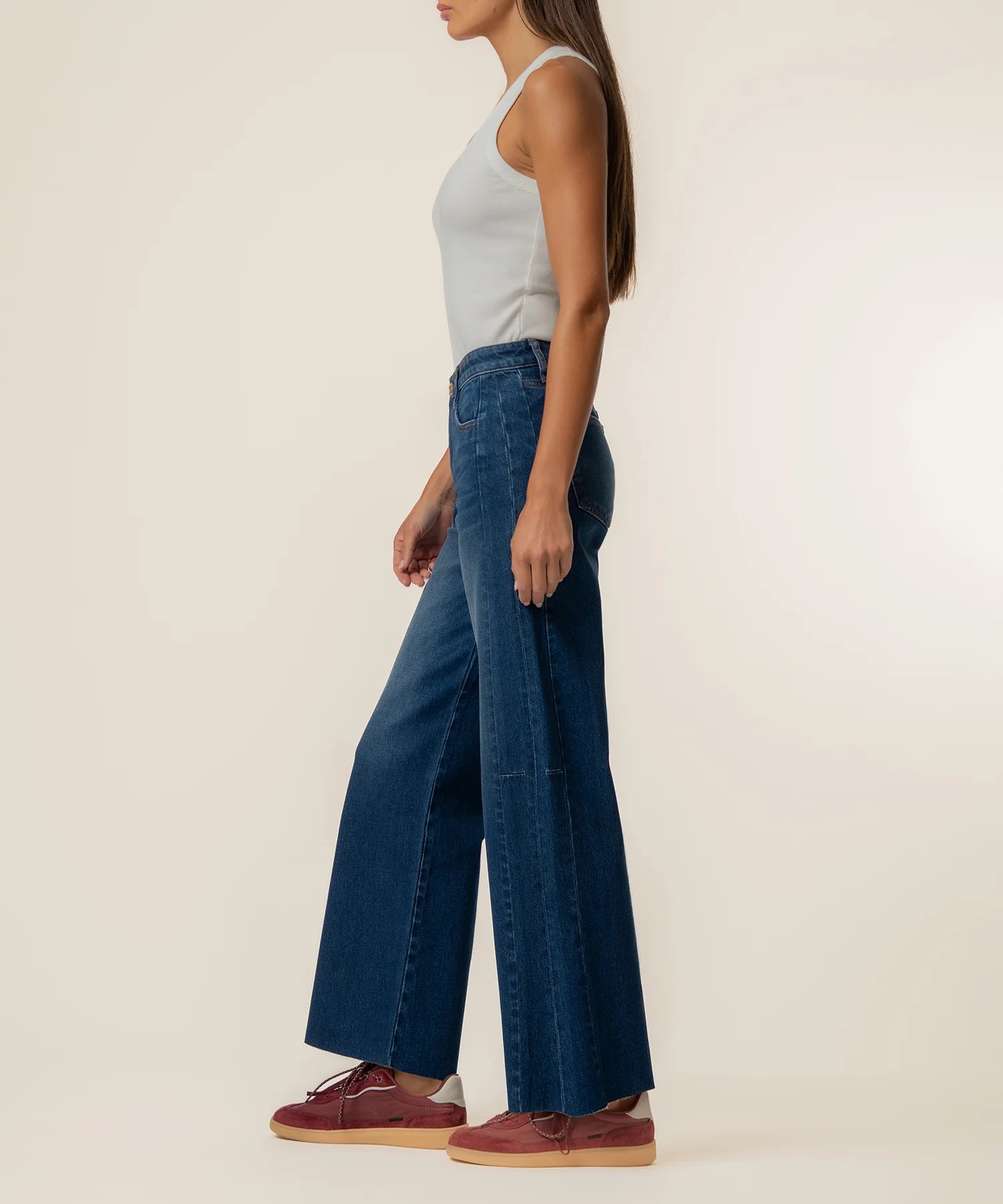 Meg High Rise Wide Leg Long Inseam - Curator Wash | Kut from the Kloth