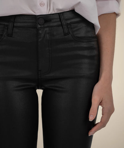 Kelsey Coated High Rise Ankle Flare