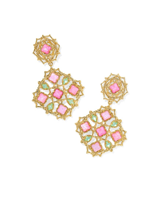 Mallory Rose Gold Convertible Statement Earrings | Kendra Scott