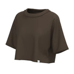 Brown poncho on a white background