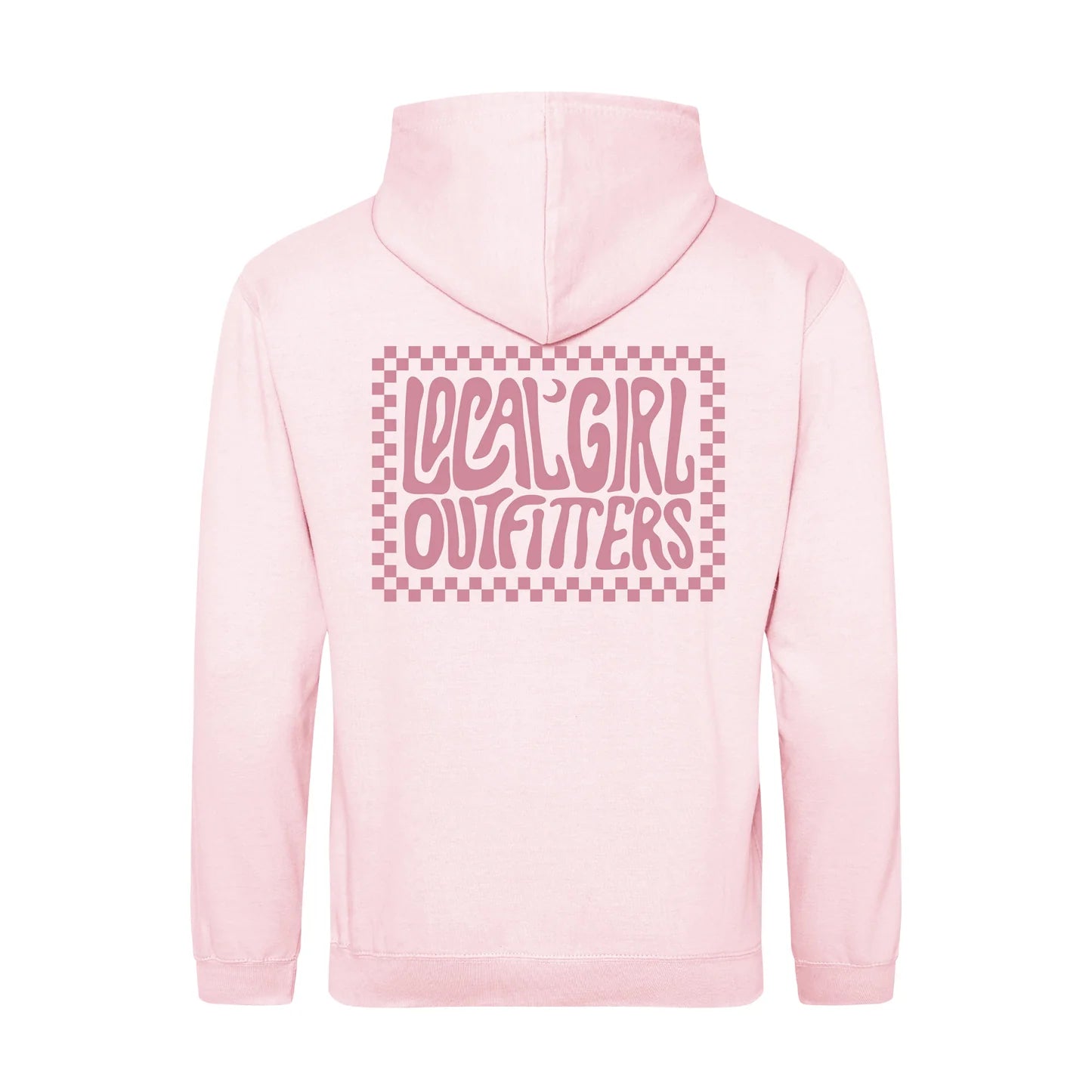 Youth Checkered Charm Brushwood Hoodie | Local Girl