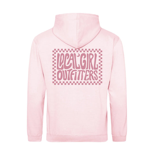 Youth Checkered Charm Brushwood Hoodie | Local Girl