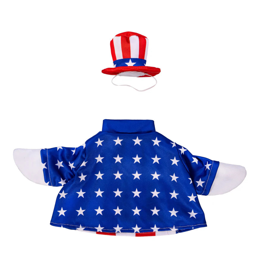 Giddy the Goose Patriotic Suit Outfit