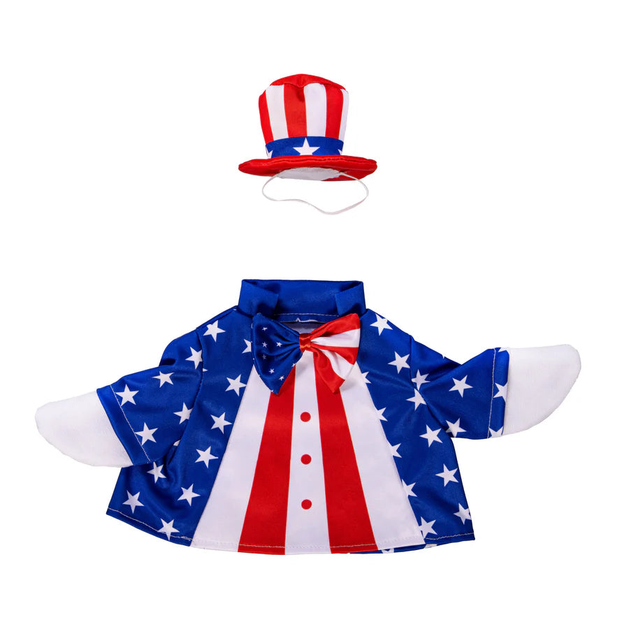 Giddy the Goose Patriotic Suit Outfit