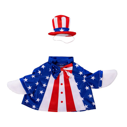 Giddy the Goose Patriotic Suit Outfit