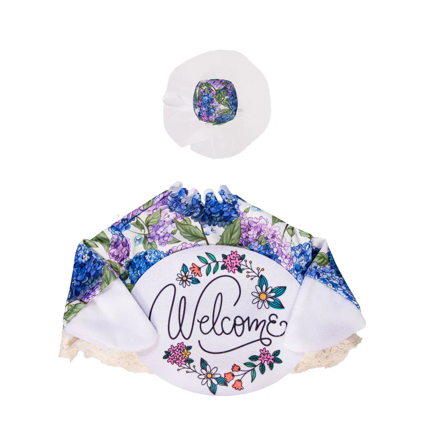 Giddy the Goose Hydrangea Happiness Outfit