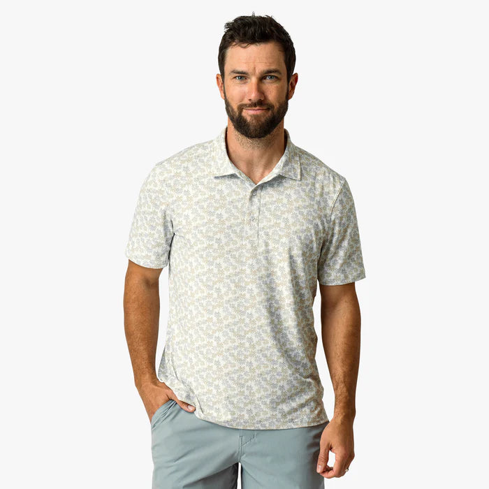 Boatbar Printed Performance Polo Shirt | Aftco