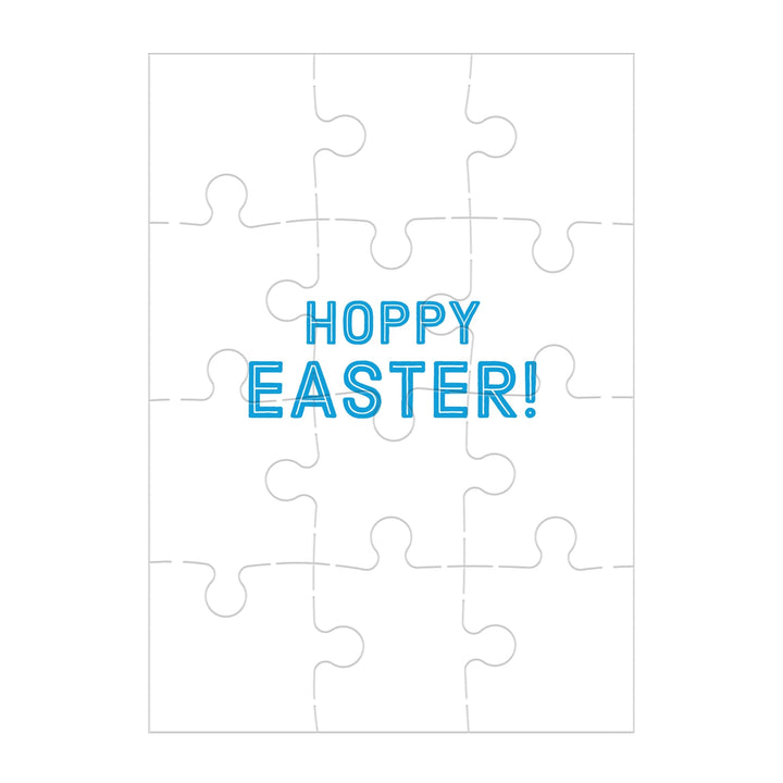 Hoppy Easter! Greeting Card Puzzle