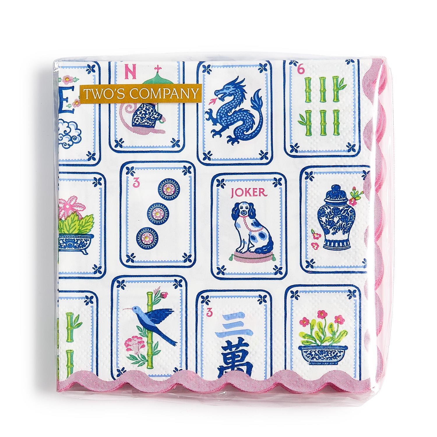 Packaging of 'Two's Company' card game with colorful illustrations on a white background
