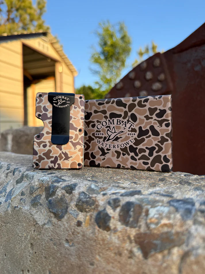 Combat Waterfowl Money Clip Wallet
