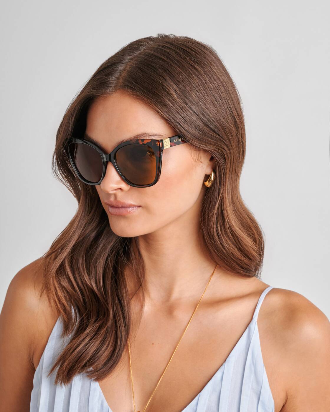 Mykonos Oversized Cat-Eye Sunglasses