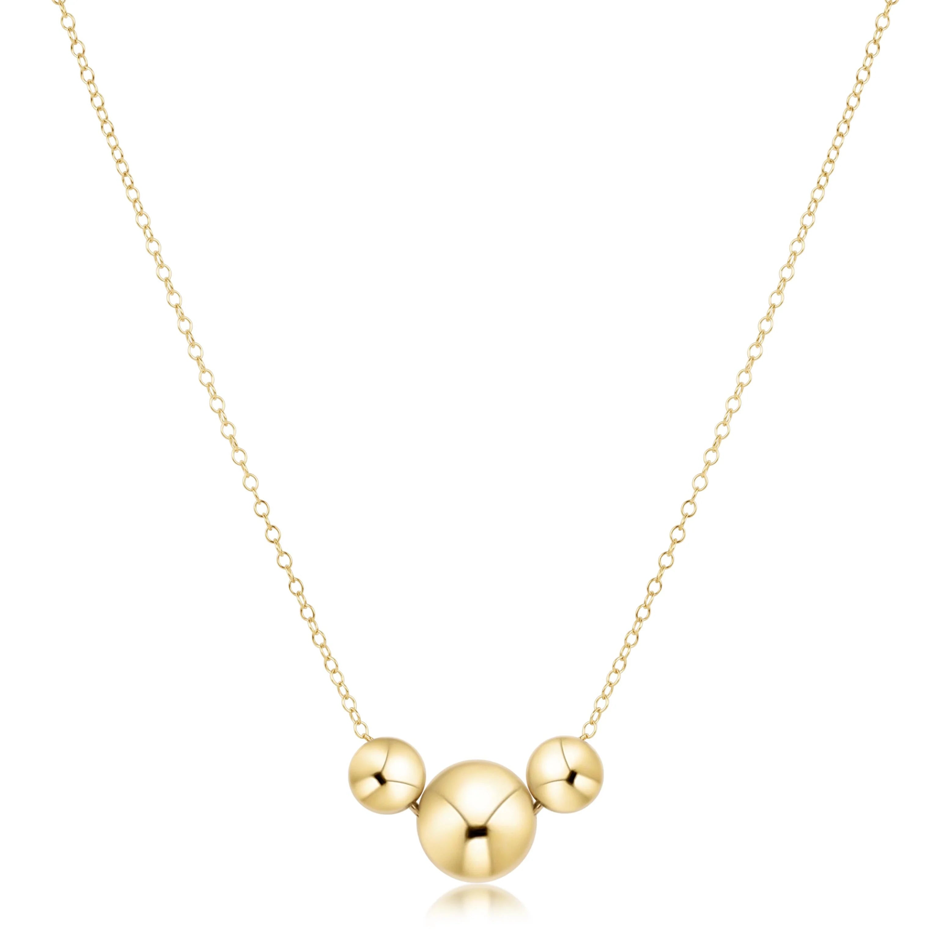 16" Gold Purpose Necklace | enewton