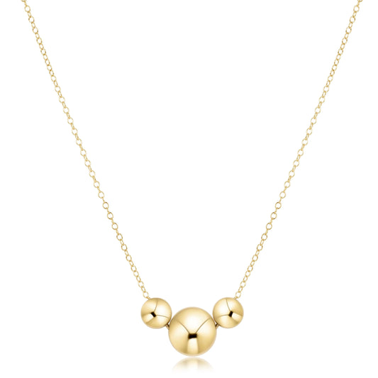 16" Gold Purpose Necklace | enewton