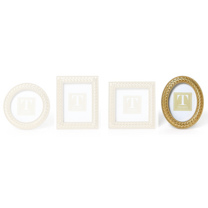 Laurel Wreath Gold Photo Frames