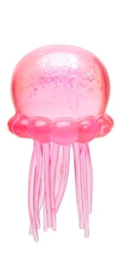 Glitter Jellyfish Squishy Toy