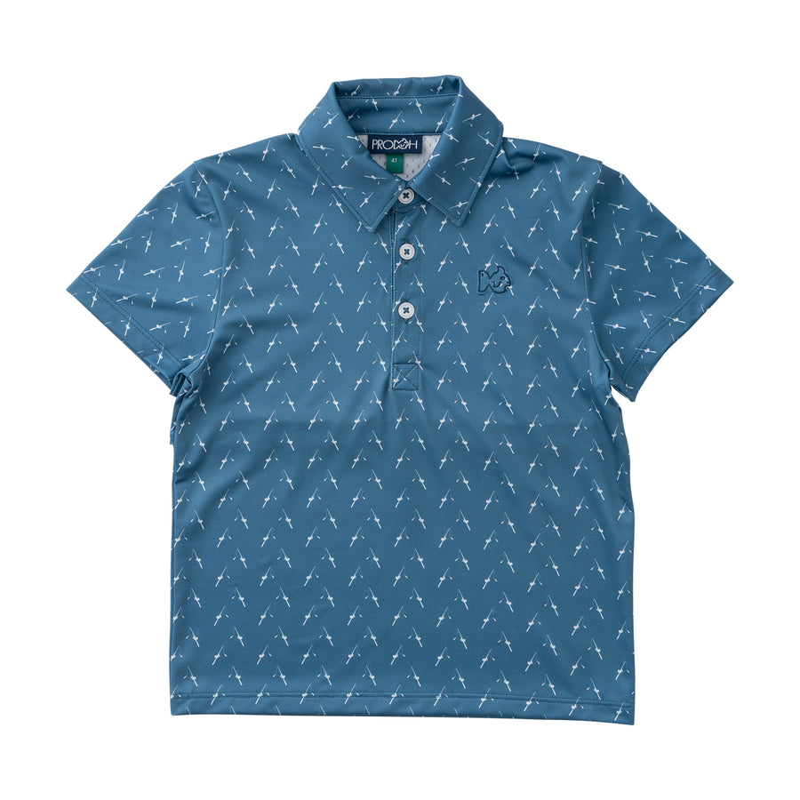 Performance Polo Fishing Rod Print | PRODOH
