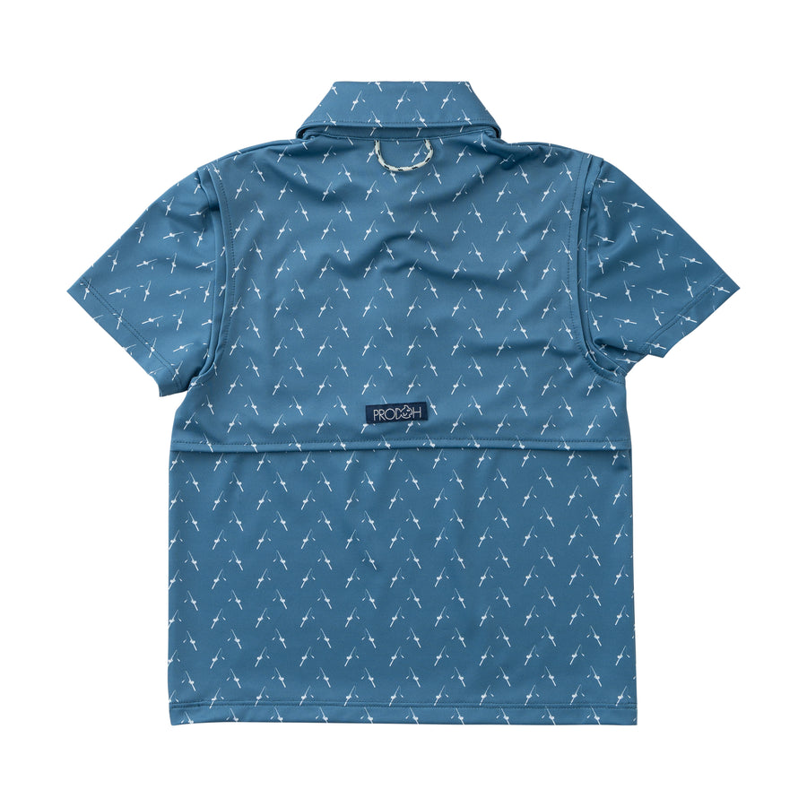 Performance Polo Fishing Rod Print | PRODOH