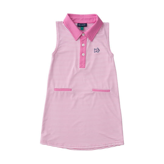 Girls Sleeveless Performance Polo Dress | PRODOH