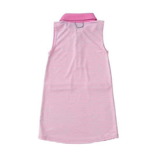 Girls Sleeveless Performance Polo Dress | PRODOH
