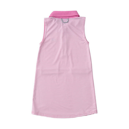 Girls Sleeveless Performance Polo Dress | PRODOH