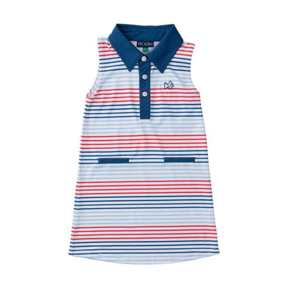 Girls Sleeveless Performance Polo Dress | PRODOH