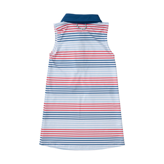 Girls Sleeveless Performance Polo Dress | PRODOH