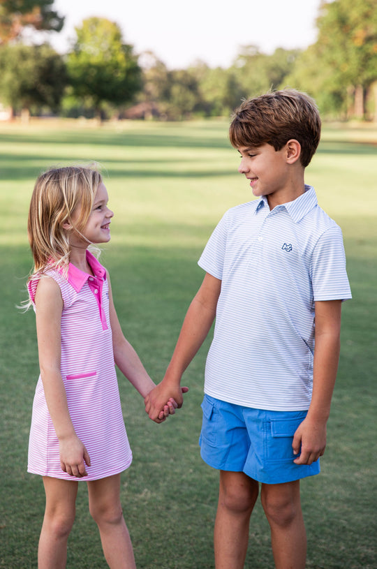 Girls Sleeveless Performance Polo Dress | PRODOH