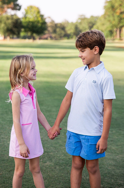 Girls Sleeveless Performance Polo Dress | PRODOH