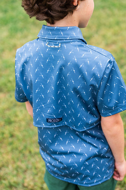 Performance Polo Fishing Rod Print | PRODOH