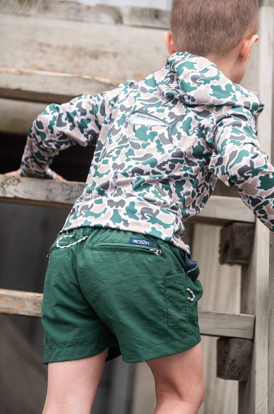 Boy's Outrigger Performance Short | PRODOH