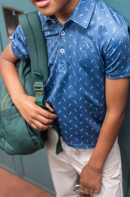 Performance Polo Fishing Rod Print | PRODOH