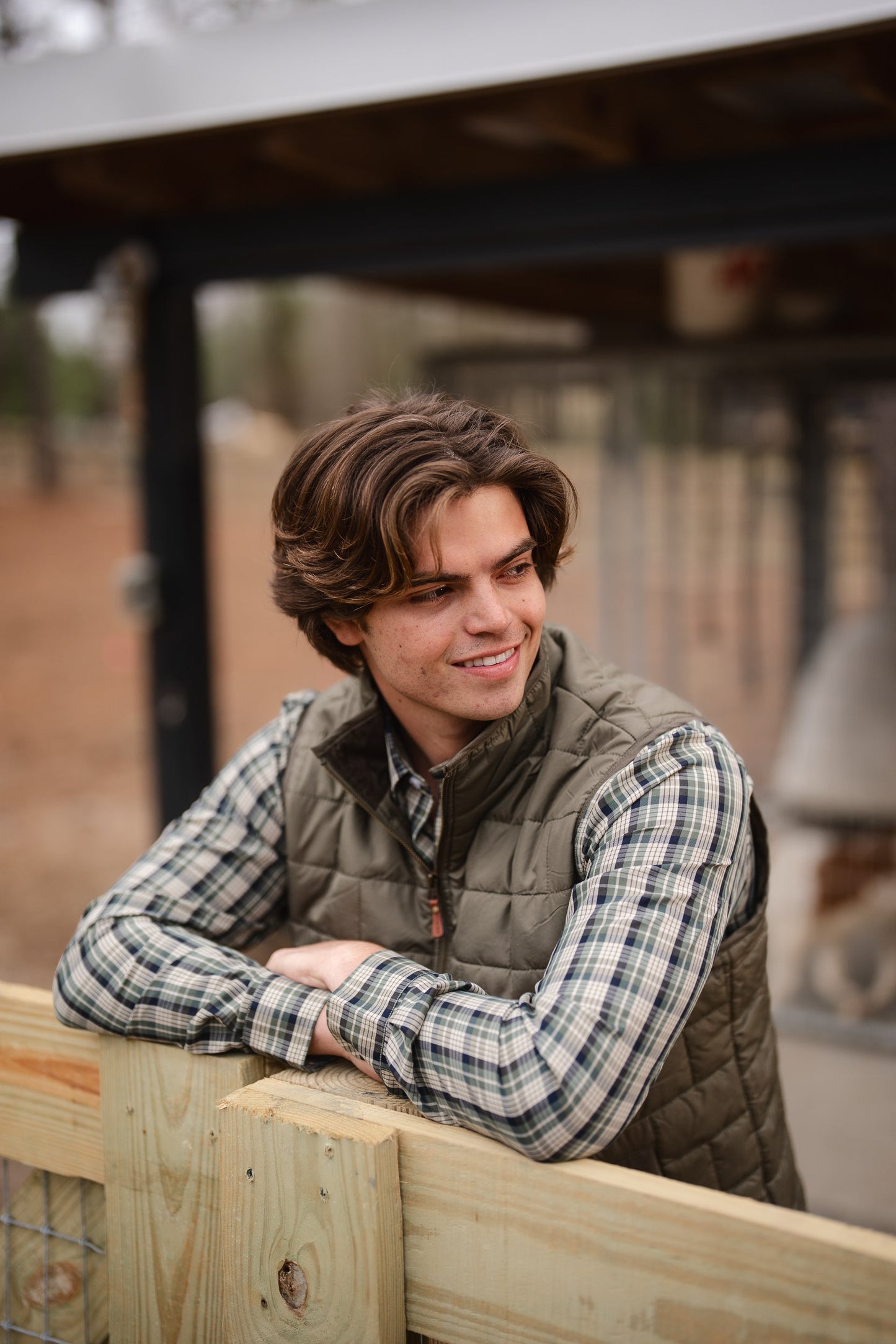 Brick Quilted Vest | Local Boy