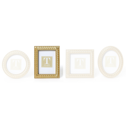 Laurel Wreath Gold Photo Frames