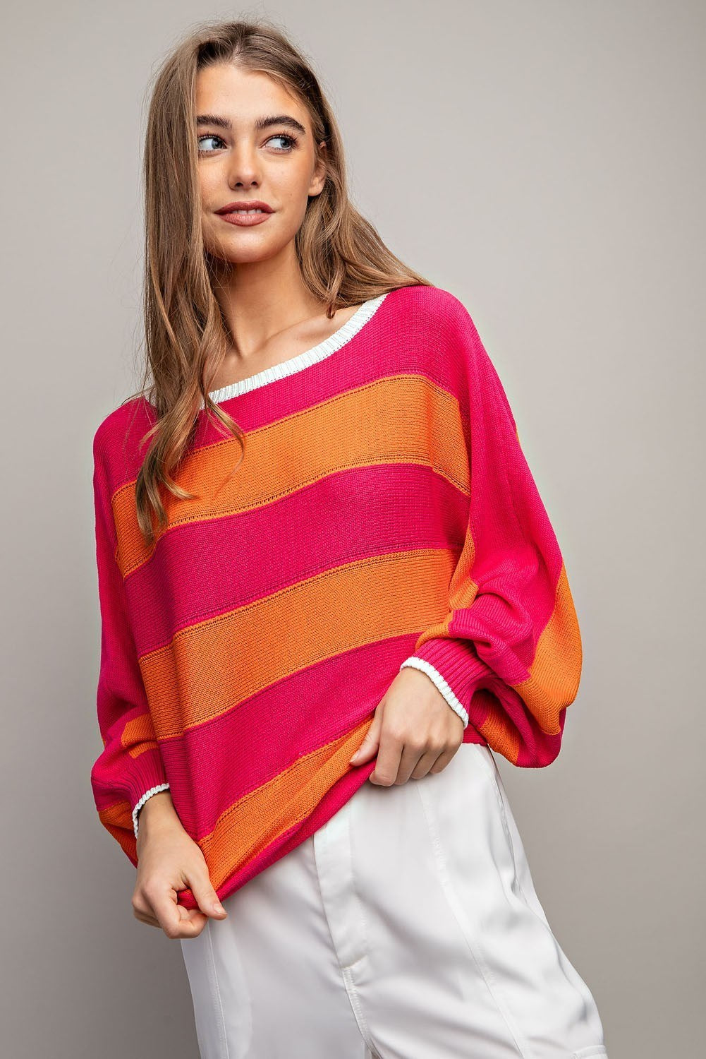 Whimsy Stripe Knit Sweater